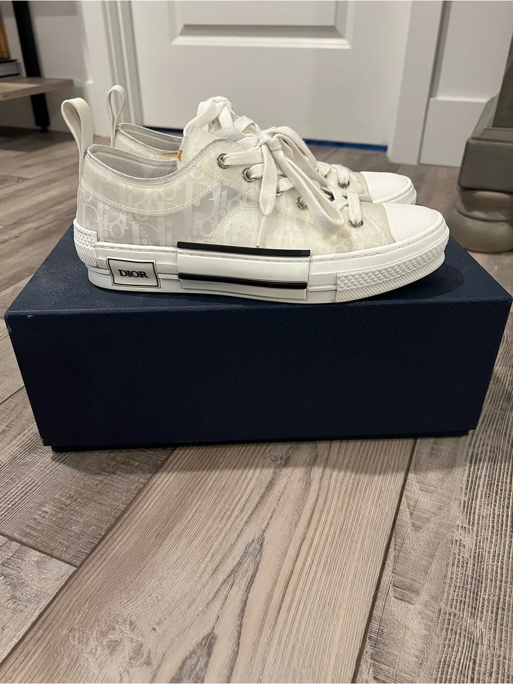 Dior toe silhouette sneakers